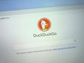 Website of DuckDuckGo