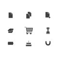 Website element icons for web design Royalty Free Stock Photo