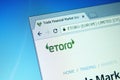 EToro brokerage website