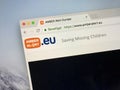 Website of the European AMBER Alert