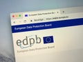 Website of The European Data Protection Board EDPB