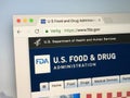 Website of the FDA, The Food and Drug Administration