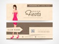 Website header or banner of fashion. Royalty Free Stock Photo