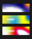 Website header banner gradient style, abstract background