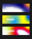 Website header banner gradient style, abstract background Royalty Free Stock Photo