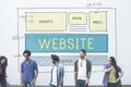 Website Homepage Responsive Design Ideas Concept