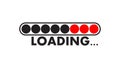 Website information loading frame icon Royalty Free Stock Photo