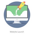 Website Launch Royalty Free Stock Photo