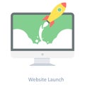 Website Launch Royalty Free Stock Photo