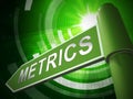 Website Metrics Business Site Analytics 3d Illustration