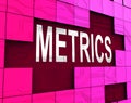 Website Metrics Business Site Analytics 3d Rendering