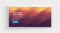 Website or mobile app landing page. Abstract background with dynamic effect. Modern pattern. Abstract background. Vector Royalty Free Stock Photo
