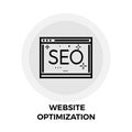 Website Optimization Line Icon