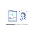Website optimization services, programming and coding Royalty Free Stock Photo