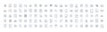 Website line icons collection. User-friendly, Responsive, Dynamic, Modern, Sleek, Functional, Interactive vector and