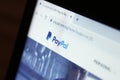paypal website Royalty Free Stock Photo