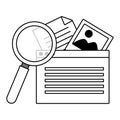 website picture magnifier white background