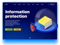 Website providing the service of information protection
