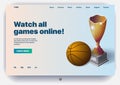 Website providing the service of watch all games online