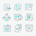 Website Redesign Icons Royalty Free Stock Photo