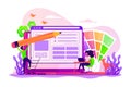 Web design concept vector illustration Royalty Free Stock Photo