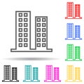website sign multi color style icon. Simple thin line, outline  of web icons for ui and ux, website or mobile application Royalty Free Stock Photo