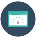 Website Speed Isolated Vector icon that can be easily edit or modified Website Speed Isolated Vector icon that can be easily edit Royalty Free Stock Photo