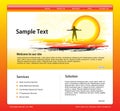 Website template