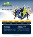 Website template