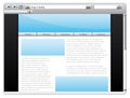 Website template