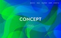 Website Template Modern flat Design. Web Page Layout Landing Page Concept, Mobile App, Web Banner Royalty Free Stock Photo