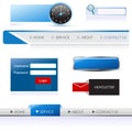 Website template set Royalty Free Stock Photo