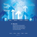 Website Template Vector