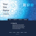 Website Template Vector