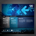 Website Template Vector