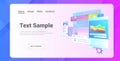 website ui web application development program software optimization concept horizontal