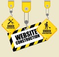 Website under construction background Royalty Free Stock Photo
