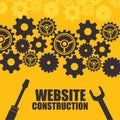 Website under construction background Royalty Free Stock Photo