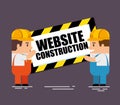 Website under construction background Royalty Free Stock Photo