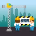 Website under construction background Royalty Free Stock Photo