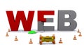 Website under construction Royalty Free Stock Photo