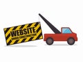 website under construction design Royalty Free Stock Photo
