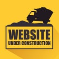 website under construction design Royalty Free Stock Photo