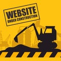 website under construction design Royalty Free Stock Photo