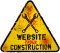 Website under construction Royalty Free Stock Photo