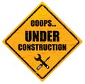 Website under construction Royalty Free Stock Photo
