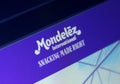 Mondelez snacks logo Royalty Free Stock Photo