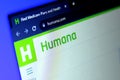 Humana healthcare company logo Royalty Free Stock Photo