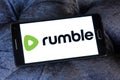 Rumble video platform logo Royalty Free Stock Photo