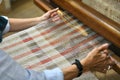 Loom of the Haslach Weaving Museum, MÃÂ¼hlviertel, Austria, Europe